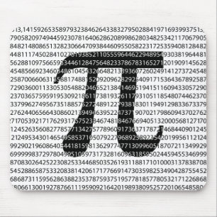 Originalsvart nummer pi dag, matematisk symbol musmatta