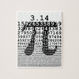 Originalsvart nummer pi dag matematisk symbol pussel