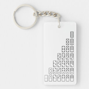 Originalsymboler för svart och vitt Domino