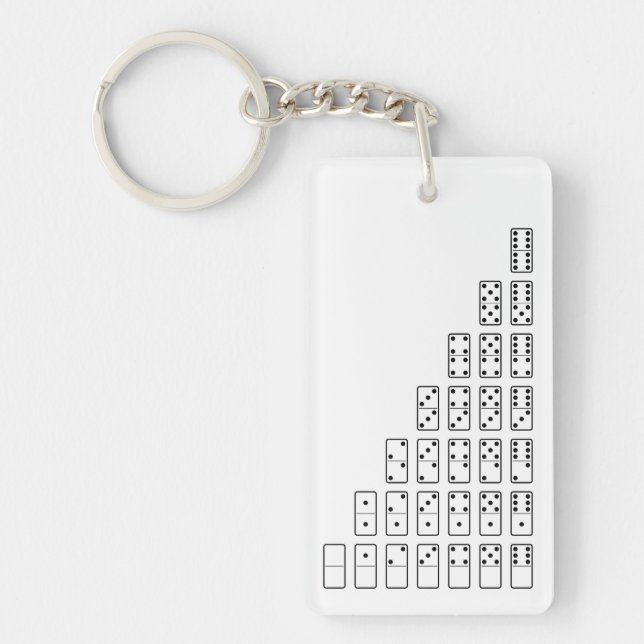 Originalsymboler för svart och vitt Domino (Framsidan)
