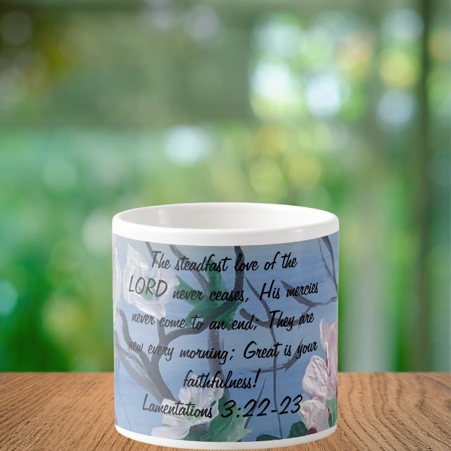 Originalt konstverkskrift espressomugg (Elegant Scripture Mug, )