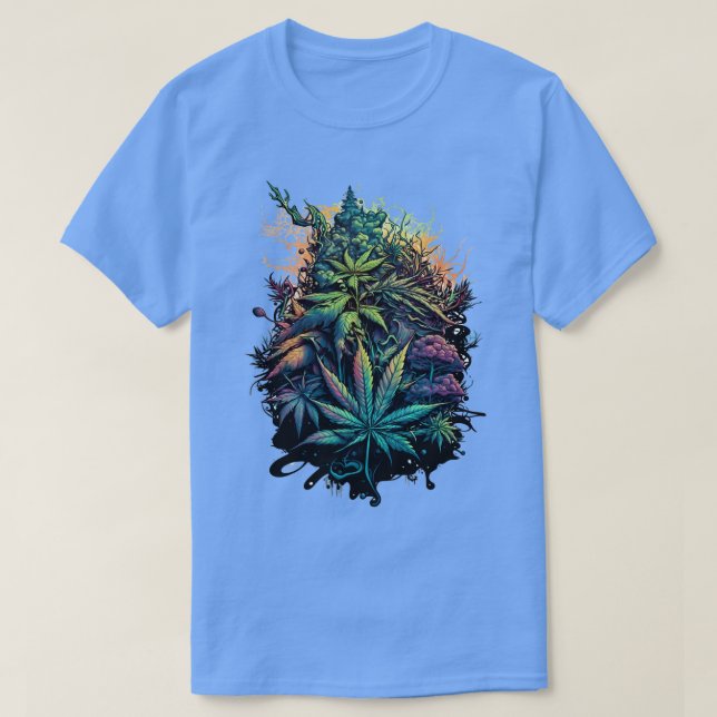 Originalteckning 1 med färgade buffertar t shirt (Design framsida)