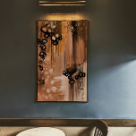 Originalteckning av abstrakt 6 mörk brun poster<br><div class="desc">Ett originalfärgat lodrät av abstrakt - Det här biet är dyster, mörk, rik i kontrast till ett svart nyans, brunt nyans för öga och beige nyanser som är bäst för hemmet eller kontoret. Det kommer också till andra färg som ni har valt. Välj bland tillgängliga paletter i färg eller kontakta...</div>