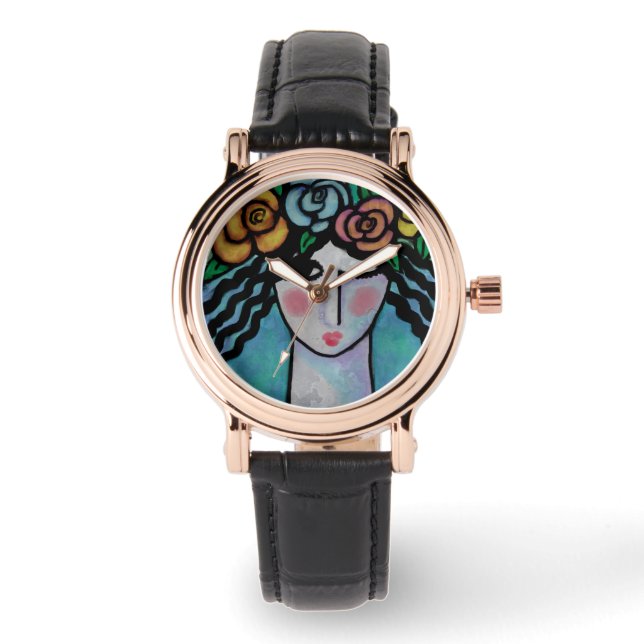 Originalteckning av Abstrakt Armbandsur (Framsida)