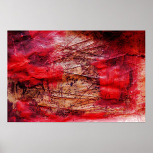 Originalteckning av Abstrakt - Contemporary Modern Poster