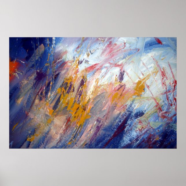 Originalteckning av Abstrakt Poster (Framsidan)