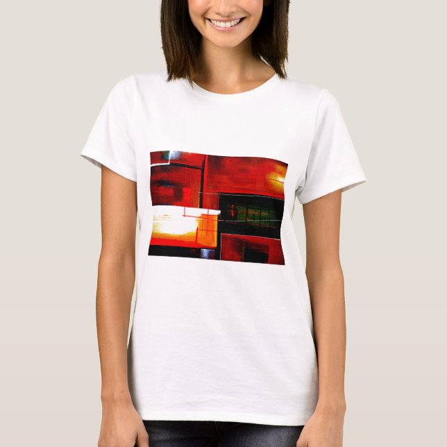 Originalteckning av Abstrakt T-shirt (Framsida)