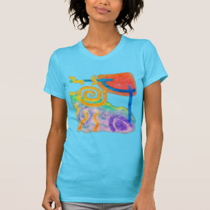Originalteckning av Abstrakt till Bära T Shirt