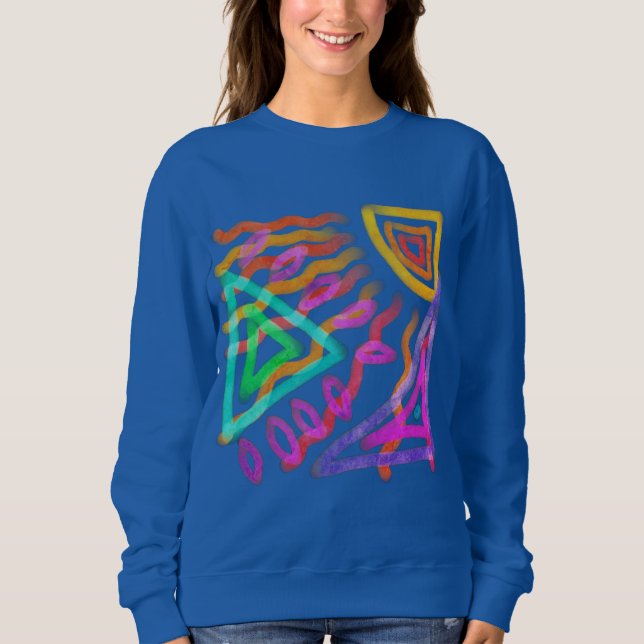 Originalteckning av Abstrakt till Bära T Shirt (Framsida)