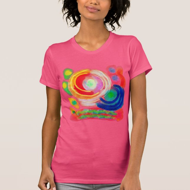 Originalteckning av Abstrakt till Bära T Shirt (Framsida)