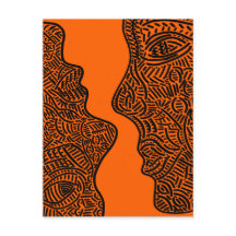 Originalteckning av abstrakt