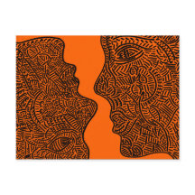 Originalteckning av abstrakt