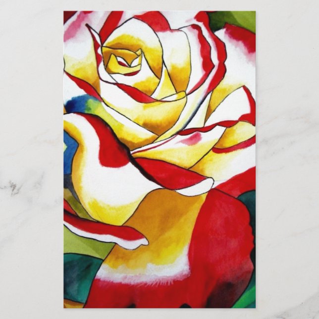 Originalteckning av tea-Ro Brevpapper (Framsida)