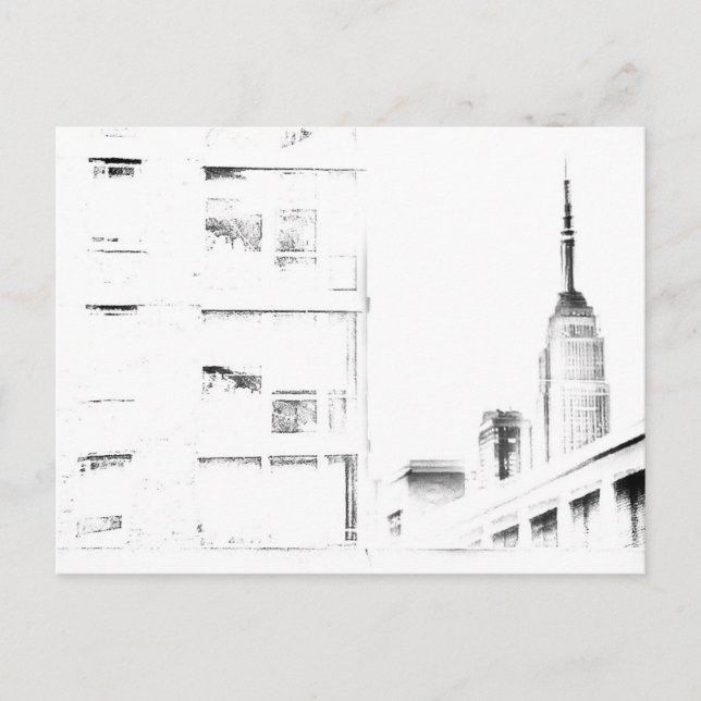 Originalteckningsmarkering Empires Ghost Vykort (Framsida)