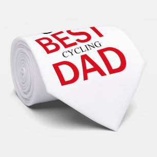 Originaltextdesign BÄSTA CYKLING PAPPA Fars dag Slips