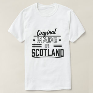 Originaltillverkad i Skottland retro-logotyp T Shirt
