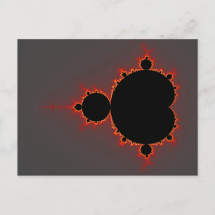 Originaluppsättning för Mandelbrot - Fractal vykor Vykort