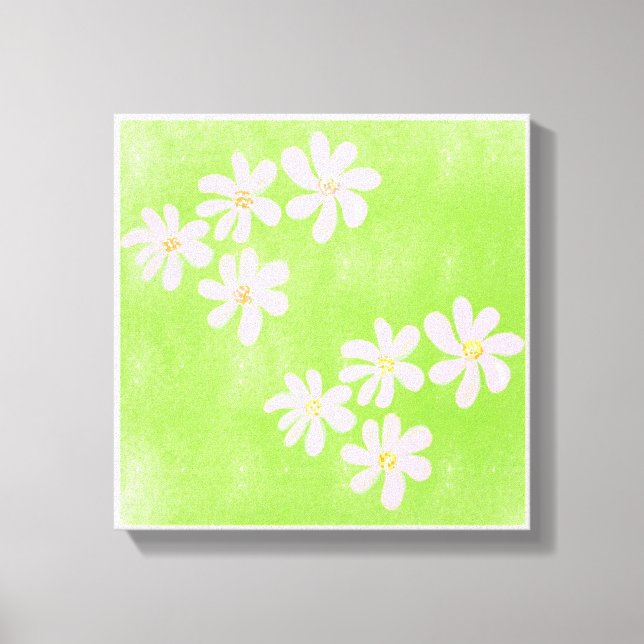 Originalutskrifter av enkel Grönt Canvastryck (Framsida)