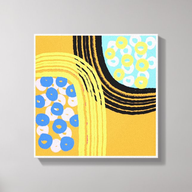 Originalutskrifter av enkel Orange Canvastryck (Framsida)