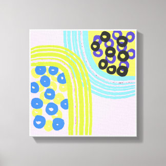 Originalutskrifter av enkel Rosa Canvastryck