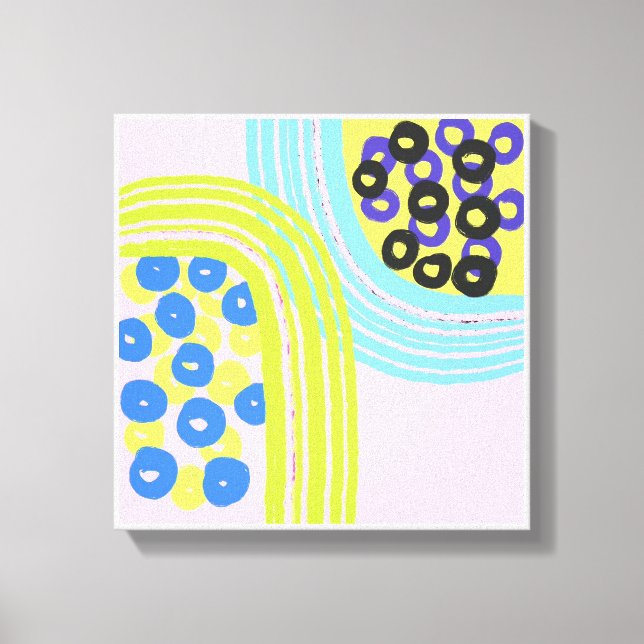 Originalutskrifter av enkel Rosa Canvastryck (Framsida)