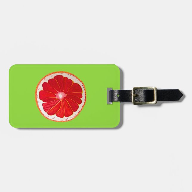 Originalvattenfärg för popup-rosa, grapefrukt bagagebricka (Horisontell Framsida)