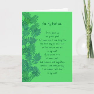 Originalvykort för grattis på födelsedagen-broder kort