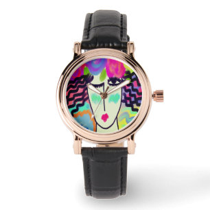 Originell Abstrakt Konst att Bära Armbandsur