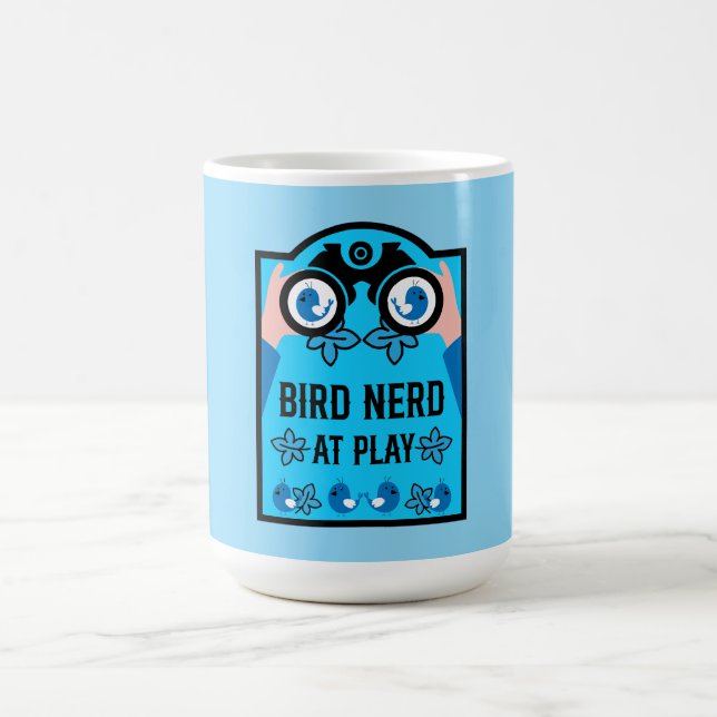 Originell unik fågelskådare kaffemugg (Center)