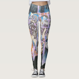 Originella konstbenkläder leggings