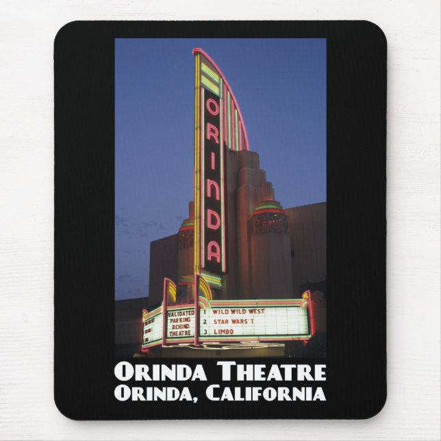 Orinda Theatre Mousepad Musmatta (Framsidan)