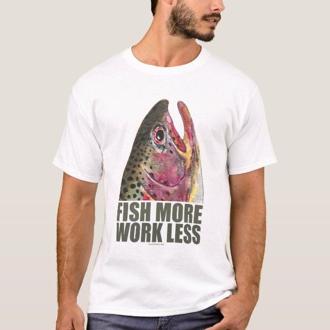 Öring Fiske efter mer T-shirt (Framsida)