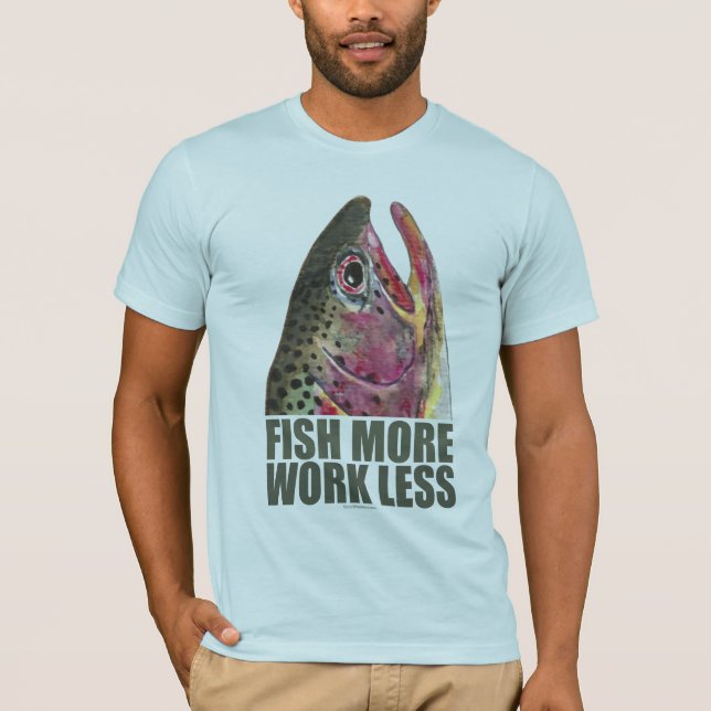 Öring Fiske efter mer T-shirt (Framsida)