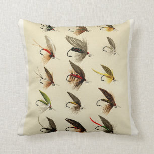 Öring flugor Dekorativ kudde