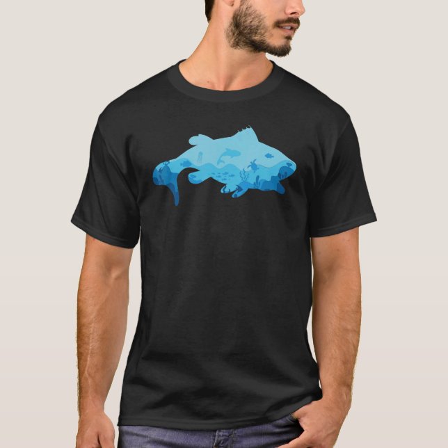 Öring Flygfiske Natur utomhusfiskare T Shirt (Framsida)