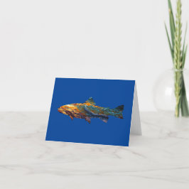 Öring Flygfiske Natur utomhusfiskare Tack Kort