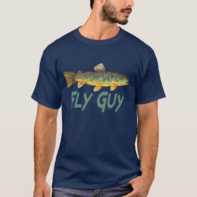 Öring, Flygfiske T-shirt (Framsida)