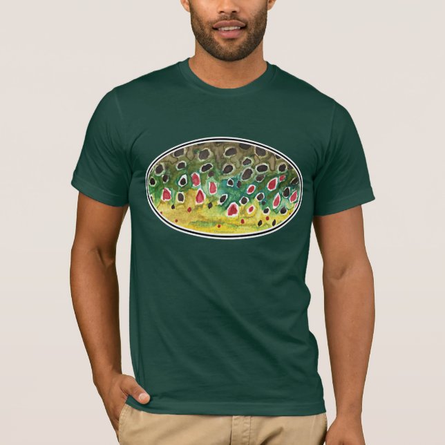 Öring, Flygfiske T Shirt (Framsida)