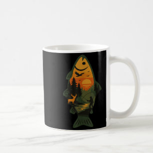 Öring Flygfiske utomhus Forest Nature Wildlife S Kaffemugg