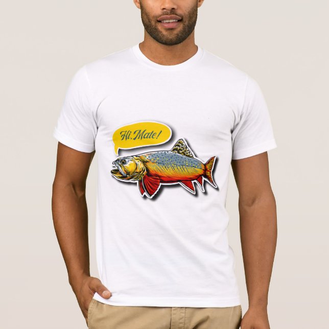 Öring hej kompis t shirt (Framsida)