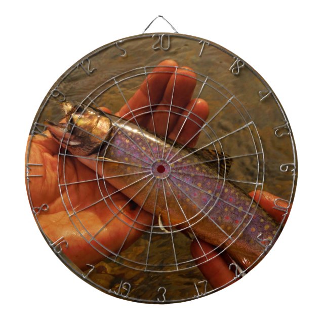 Öring i Händer Darttavla (Framsidan)