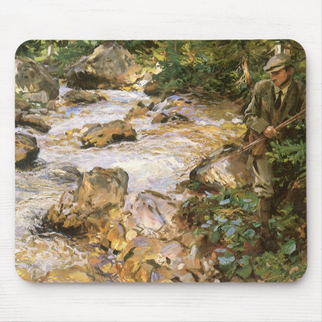 Öringbäck i Tyrolen av John Singer Sargent Musmatta (Framsidan)