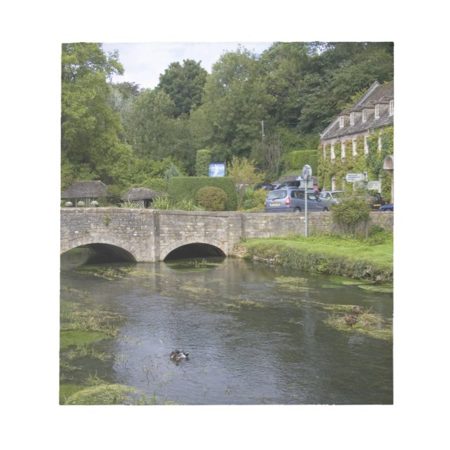 Öringström i byn Bibury, Anteckningsblock (Framsida)