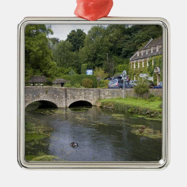 Öringström i byn Bibury, Julgransprydnad Metall (Framsidan)