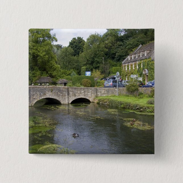 Öringström i byn Bibury, Knapp (Framsida)