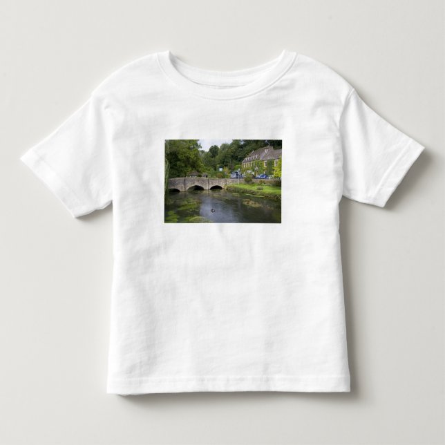 Öringström i byn Bibury, Tee Shirt (Framsida)