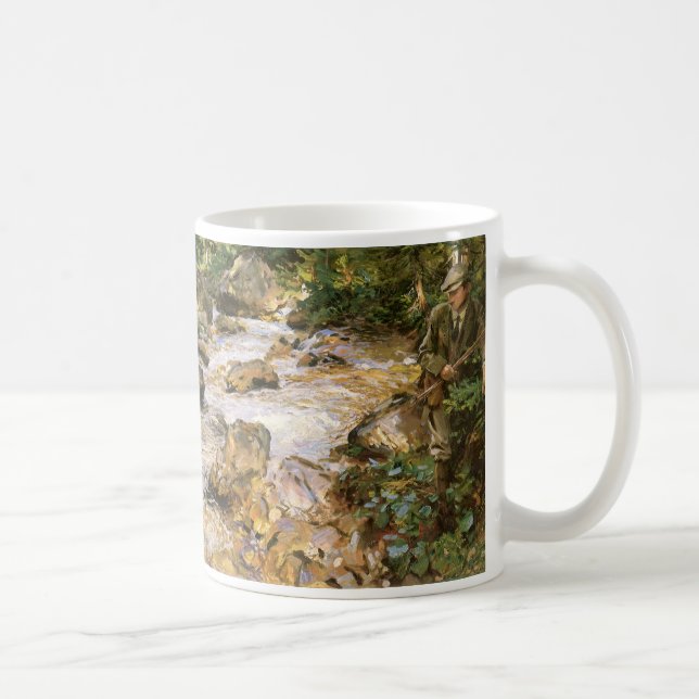 Öringström i Tyrolen av John Singer Sargent Kaffemugg (Höger)