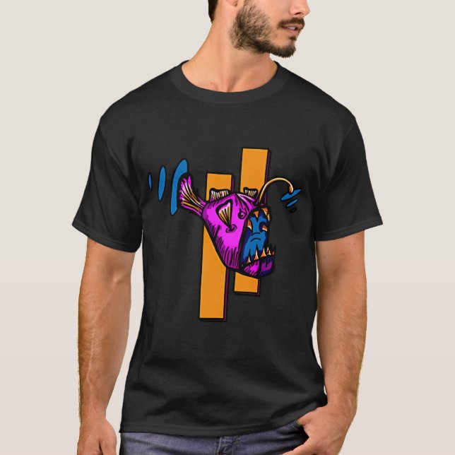 Öringviskaren - Rolligt fiske T Shirt (Framsida)