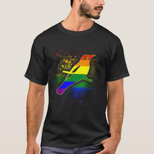 Oriole LGBT Pride Shirt T Shirt (Framsida)
