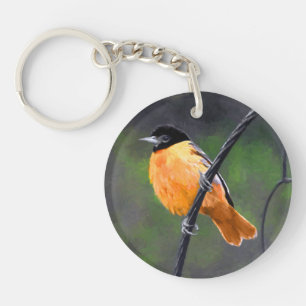 Oriole Painting - Original Bird Art